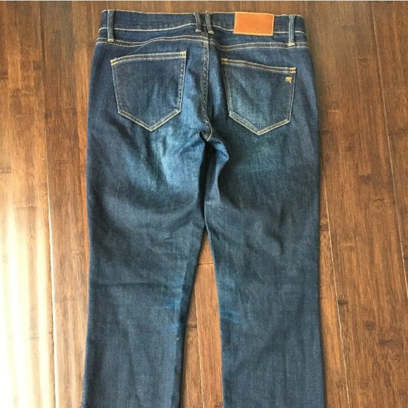 Madewell Jeans Sz 26 Skinny Crop 8” Rise Dark Wash - Picture 8 of 8